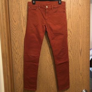 Ralph Lauren Burnt Orange Skinny Jeans